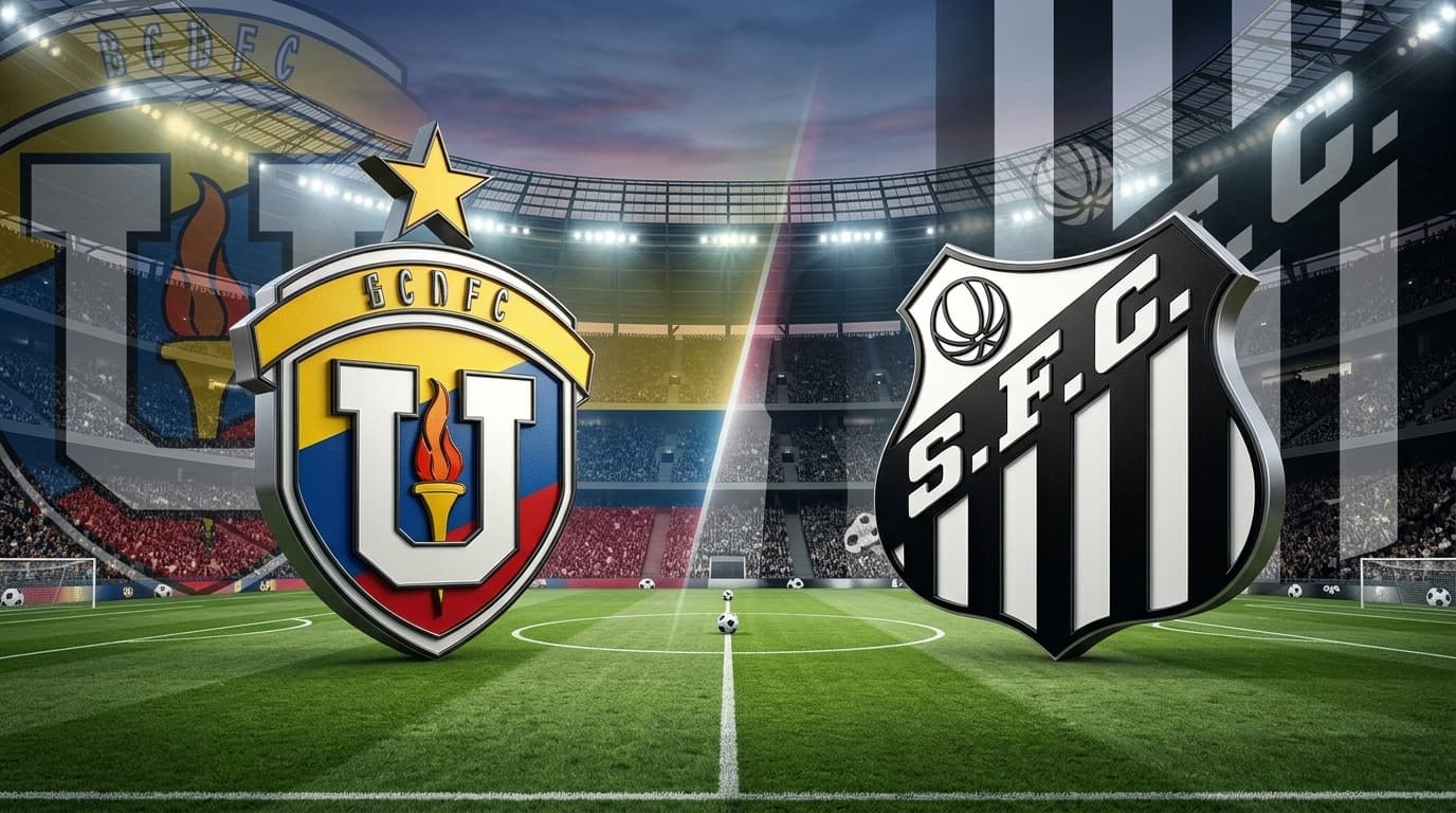 UCV x Santos jogam hoje às 21h30 pela CONMEBOL Sudamericana. Foto: Diário 24 Horas / Montagem